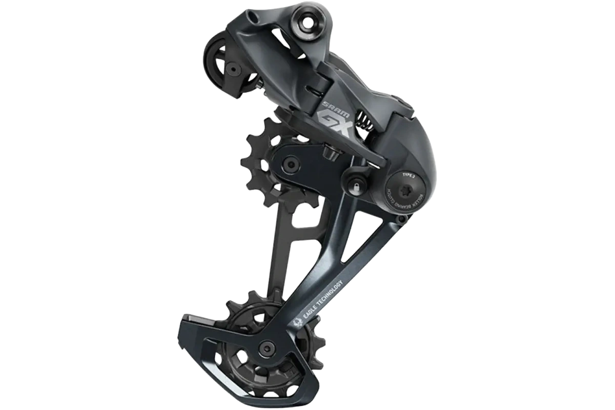 SRAM Takavaihtaja GX Eagle 12 vaihdetta pitkähäkki Lunar Grey graphics
