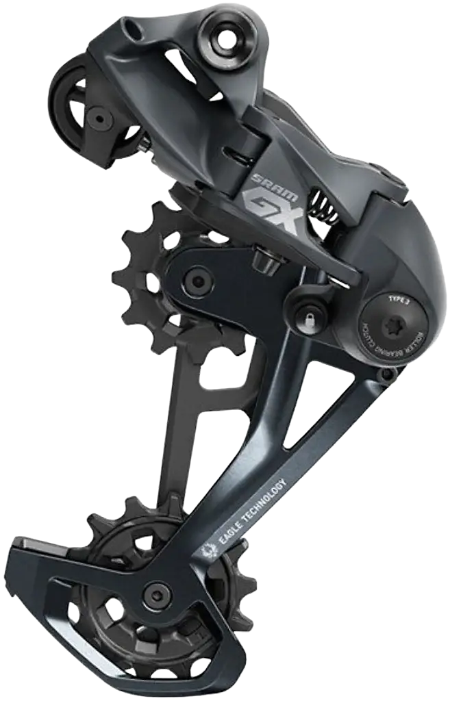 SRAM Takavaihtaja GX Eagle 12 vaihdetta pitkähäkki Lunar Grey graphics