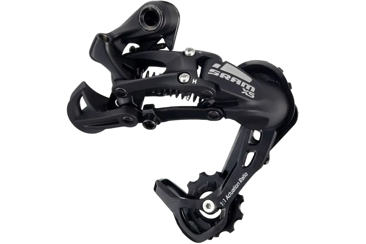 SRAM Takavaihtaja X5 9-vaihdetta pitkähäkki musta