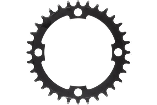 Eturatas Chainwheel E-bike, 34h, Narrow wide,BCD104, teräs, musta