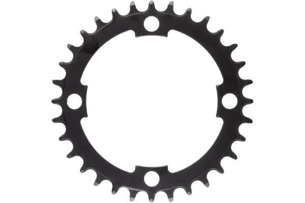 Eturatas Chainwheel E-bike, 34h, Narrow wide,BCD104, teräs, musta