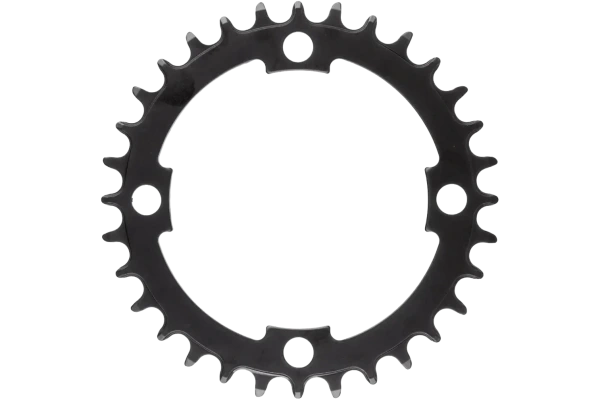 Eturatas Chainwheel E-bike, 38h, Narrow wide, BCD104, teräs, musta