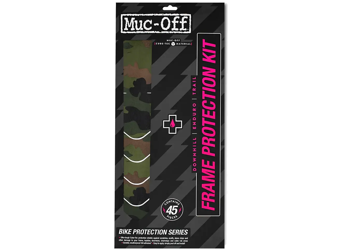 MUC-OFF Frame protector DH/ENDURO/TRAIL kit - Runkosuoja-setti - Color: Camo