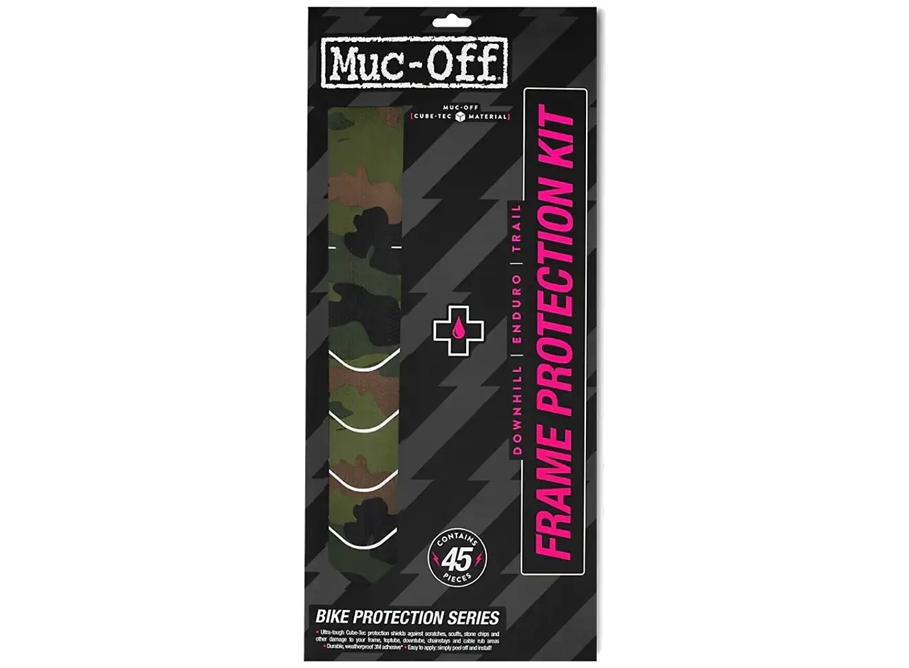 MUC-OFF Frame protector DH/ENDURO/TRAIL kit - Runkosuoja-setti - Color: Camo