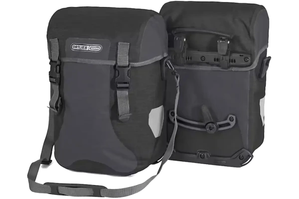 ORTLIEB SPORT-PACKER PLUS MUSTA SIVULAUKKU VESITIIVIS, PARI