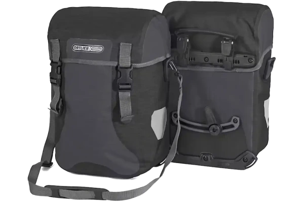 ORTLIEB SPORT-PACKER PLUS MUSTA SIVULAUKKU VESITIIVIS, PARI