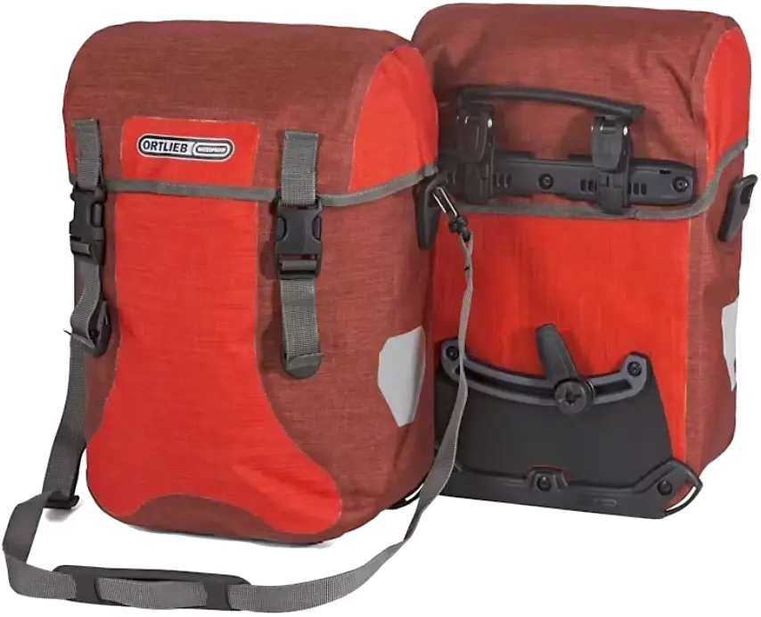ORTLIEB SPORT-PACKER PLUS PUNAINEN SIVULAUKKU VESITIIVIS, PARI