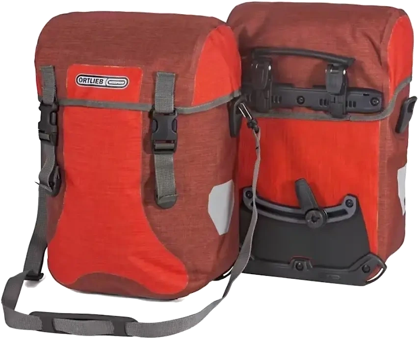 ORTLIEB SPORT-PACKER PLUS PUNAINEN SIVULAUKKU VESITIIVIS, PARI