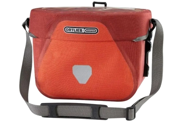 ORTLIEB ULTIMATE SIX PLUS OHJAUSTANGON LAUKKU 6,5L PUNAINEN