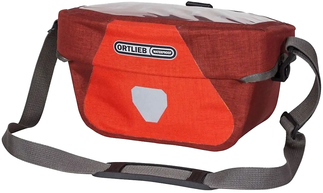 ORTLIEB ULTIMATE SIX PLUS OHJAUSTANGON LAUKKU 5L PUNAINEN