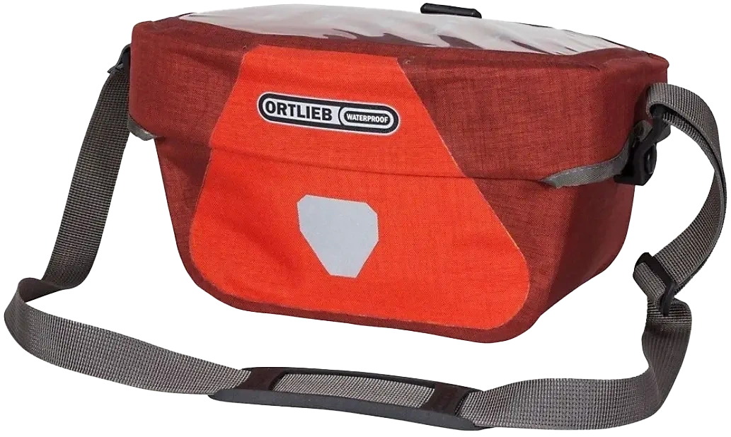 ORTLIEB ULTIMATE SIX PLUS OHJAUSTANGON LAUKKU 5L PUNAINEN