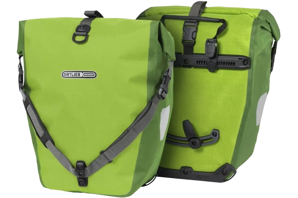 Ortlieb Back-Roller Plus Sähköpyörä laukku-pari vesitiivis (Vihreä) 40L