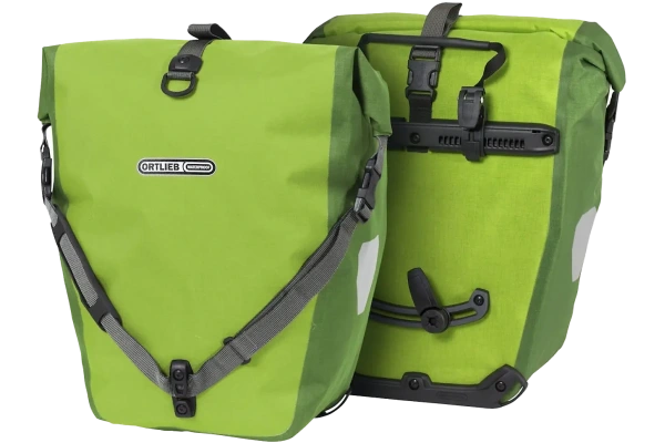 Ortlieb Back-Roller Plus Sähköpyörä laukku-pari vesitiivis (Vihreä) 40L
