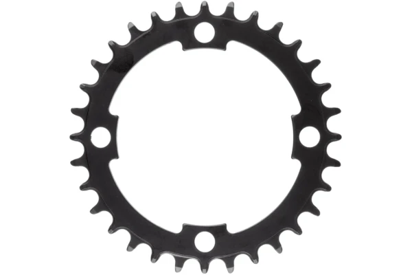 Eturatas / Chainwheel E-bike, 38h, Narrow wide,BCD104, teräs, musta