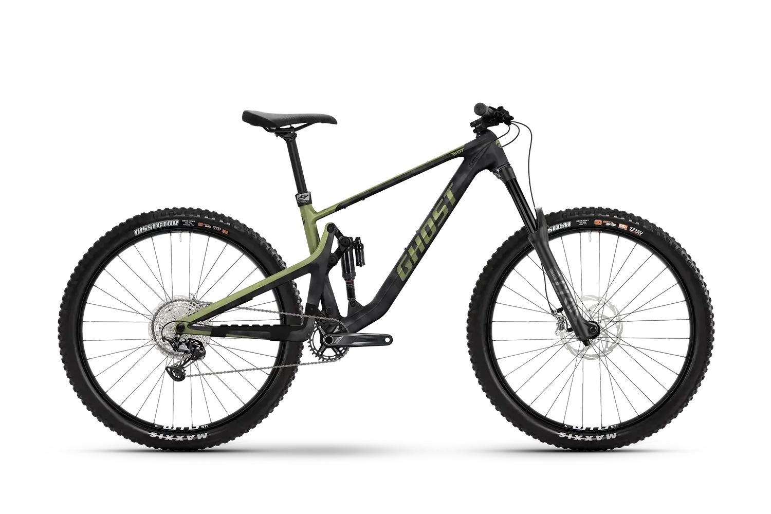 GHOST Riot Trail CF/LC 150/140 Pro BLK / GRN