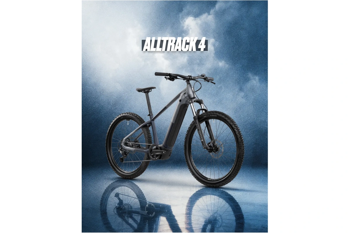 Haibike Alltrack 4 studio esittelykuva sähköpyörästä