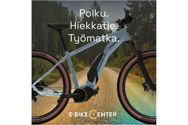 Tunturi Neva E290 sähkömaastopyörä luonnossa sivuprofiili