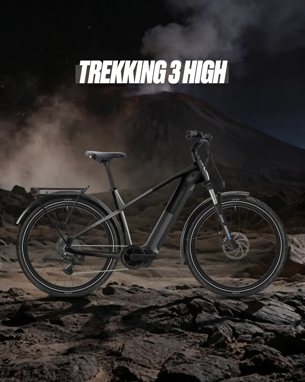 Haibike Trekking 3 2026 studio esittelykuva