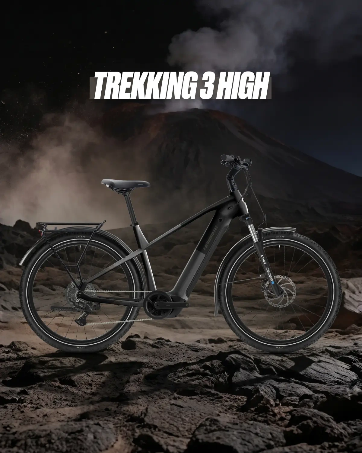 Haibike Trekking 3 2026 studio esittelykuva