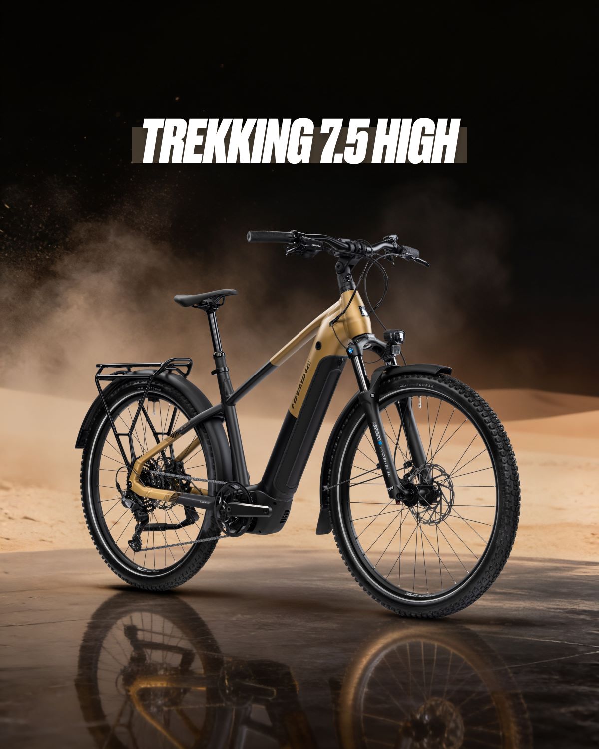 Haibike Trekking 7.5 studio esittelykuva sähköpyörästä