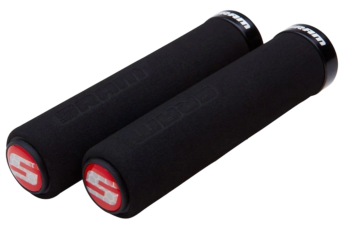 SRAM Foam Locking Grips 129 mm musta