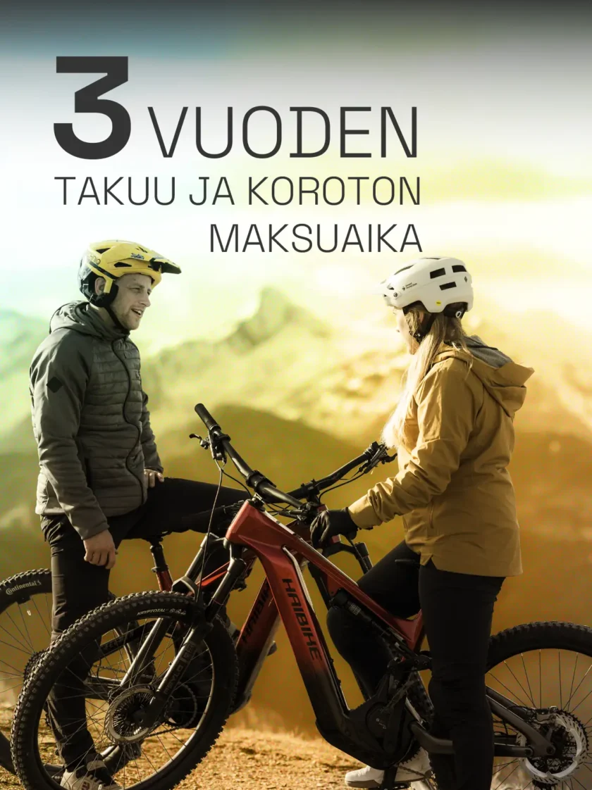 Ebike Center sähköpyöräkauppa - 3 vuoden takuu ja koroton maksuaika