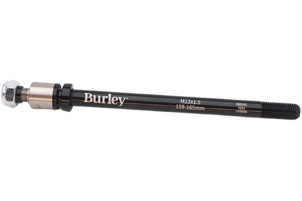 BURLEY 12x1.5 lastenkuljetusperäkärryn läpiakseliadapteri 159-165 mm