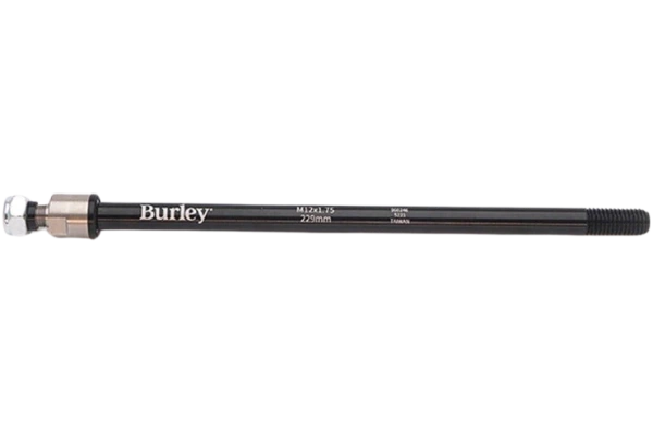 BURLEY 12x1.75 lastenkuljetusperäkärryn läpiakseliadapteri 229 mm