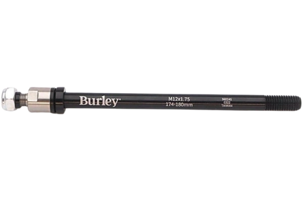 BURLEY 12x1.75mm lastenkuljetusperäkärryn läpiakseliadapteri 174-180 mm