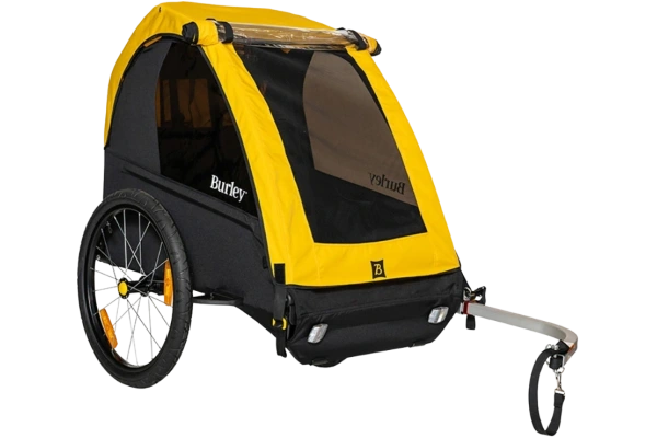 BURLEY Kids trailer Bee Double. Lastenkuljetus peräkärry kahdelle lapselle
